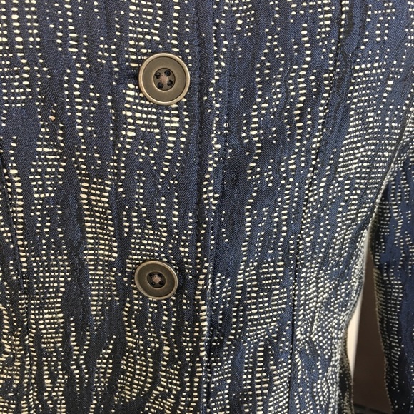 NWT Chico’s blue women’s jacket size 0 - Picture 6 of 8